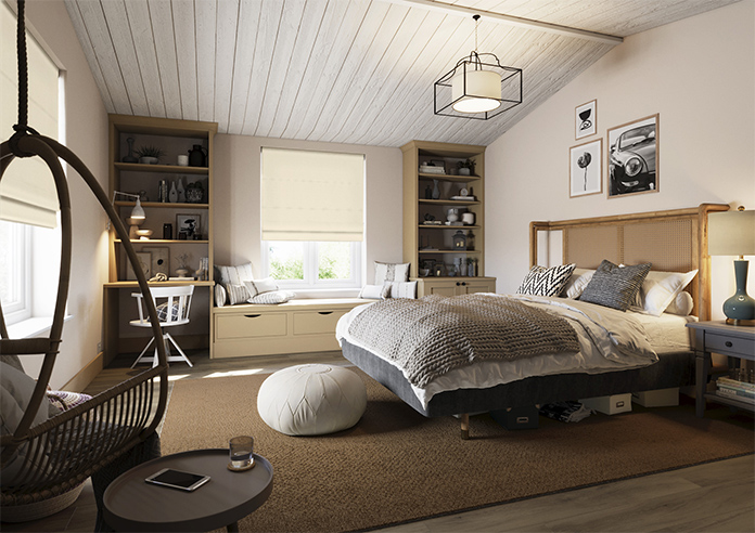 Norleigh, Cream - Twist&Fit Roman Blind - Image 7